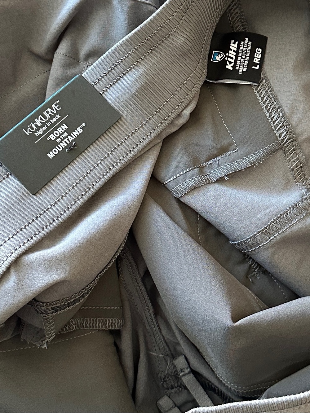 KÜHL Gray Freeflex Dash Straight Fit Higher Back Jogger Size L - Picture 10 of 13